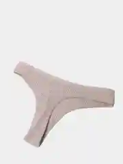 Конфетный трусы стринги однотонные