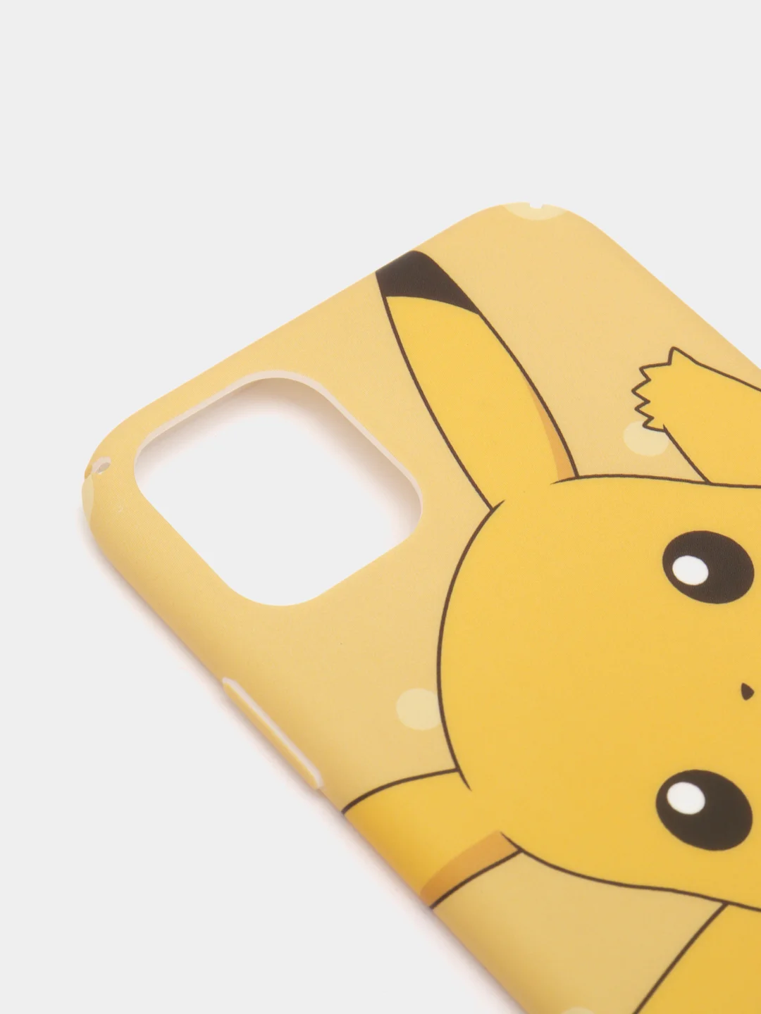 Желтый чехол силиконовый Pockemon для iPhone 6, 6s, 7, 8 Plus, X, Xs, XR, 11 Pro Max