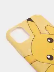 Желтый чехол силиконовый Pockemon для iPhone 6, 6s, 7, 8 Plus, X, Xs, XR, 11 Pro Max