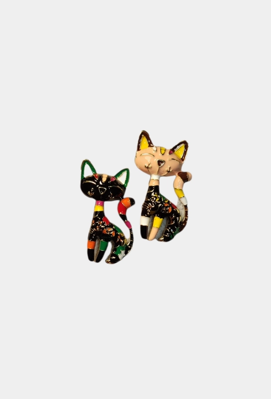Брошь для одежды "Котёнок"