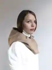 КАПОР, стильный капюшон из приятного хлопкового материала на флисе осень-весна