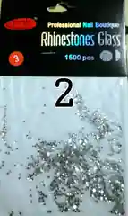 Стразы для ногтей, 1500 штук
