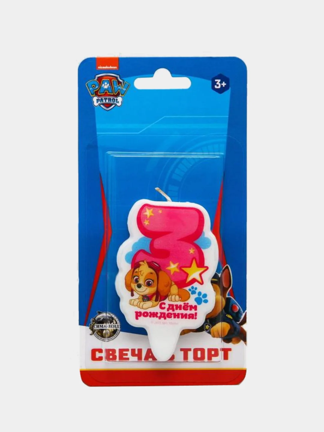 Свеча для торта "Щенячий патруль"