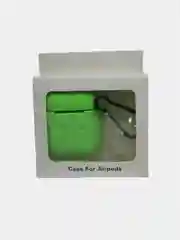 Зеленый чехол силиконовый для AirPods