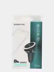 Черный автомобильный магнитный держатель для телефона  Borofone BH6