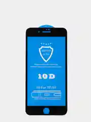 Белый защитное стекло 10D для Apple iPhone 6, 6Рlus, 7,8, 7Рlus, X, XS, ХR, 11, 12