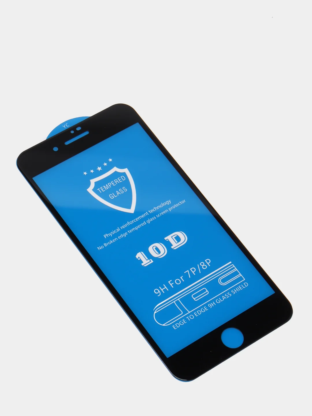 Белый защитное стекло 10D для Apple iPhone 6, 6Рlus, 7,8, 7Рlus, X, XS, ХR, 11, 12