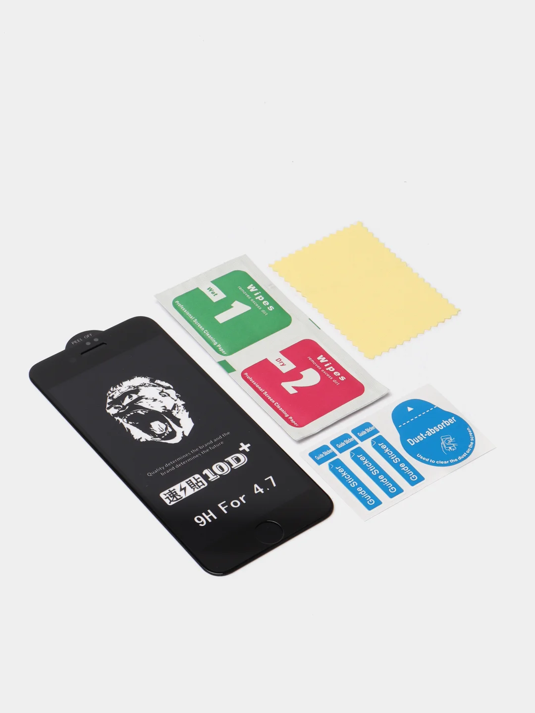 Черный 10d+ стекло для iPhone 6/6s, 6 Plus, 7/8, 7/8 Plus, XR/11, XS/11 Pro
