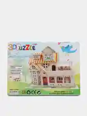 Оранжевый пазлы - конструктор 3D из пенокартона, трехмерная головоломка