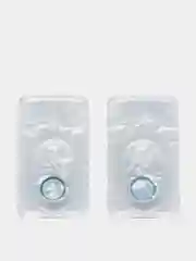 Синий цветные контактные линзы Illusion colors Elegance, 2 шт, 3 месяца