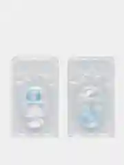 Голубой цветные контактные линзы Illusion colors Shine, 2 шт, 3 месяца