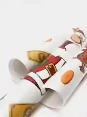 Карамельный статические новогодние наклейки на окна "Merry Christmas"