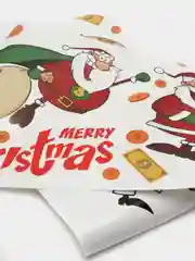Карамельный статические новогодние наклейки на окна "Merry Christmas"
