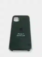 Тёмно-зелёный чехол Silicone Case для iPhone 11