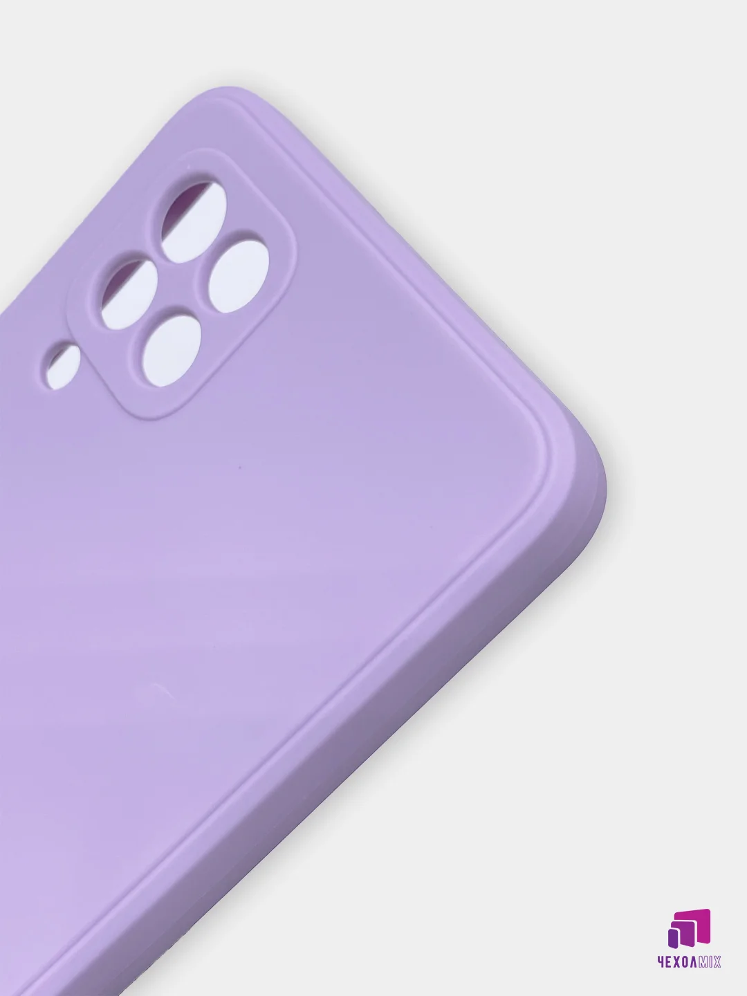 Чехол для Samsung Galaxy A22/M32 силиконовый с бархатной подкладкой
