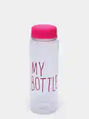 Коричневый бутылка для воды 500 мл "My bottle" 19,5х6 см