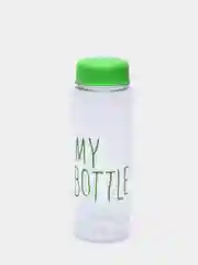 Коричневый бутылка для воды 500 мл "My bottle" 19,5х6 см