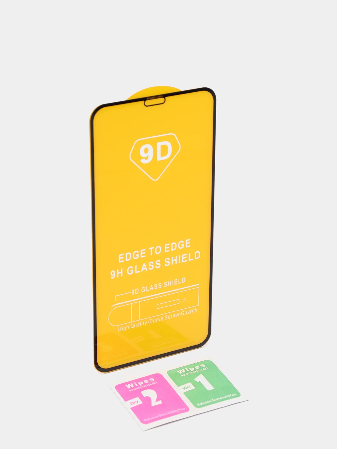 Черный защитное стекло 9D iPhone