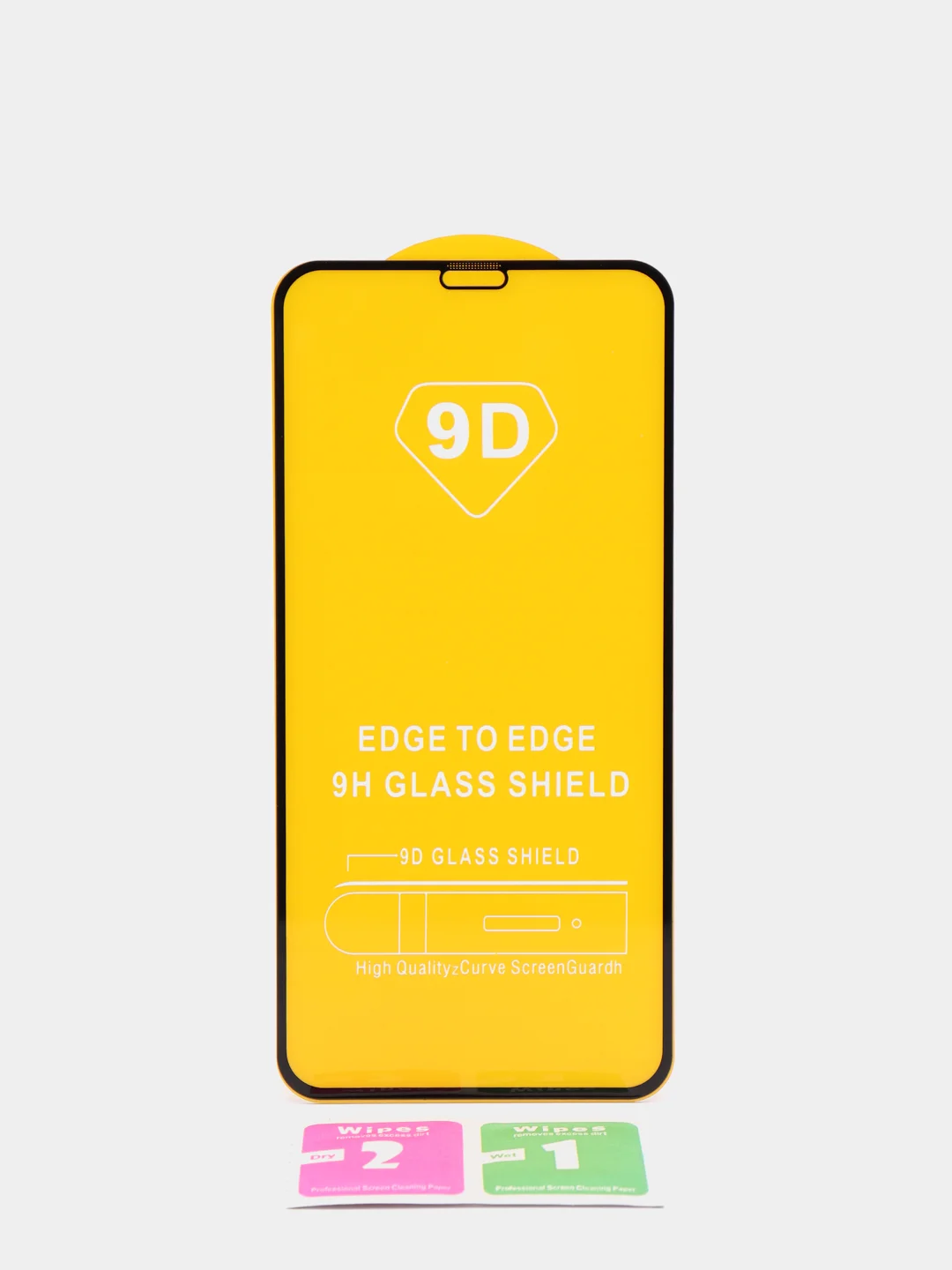 Черный защитное стекло 9D iPhone