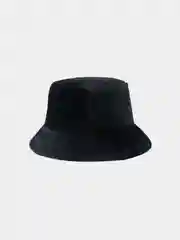 Черный панама меховая