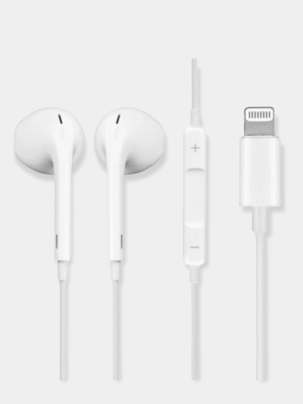 Наушники проводные lightning для iPhone, Bluetooth
