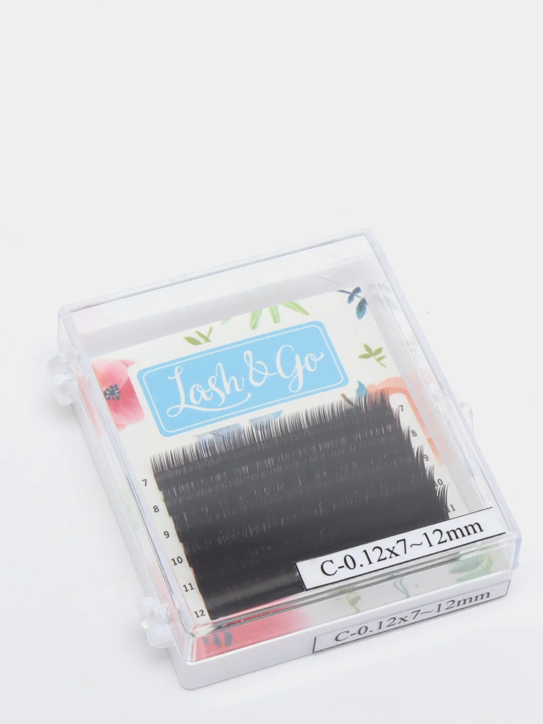 Ресницы черные Мини Микс 6 линий Lash&Go, наращивание ресниц ПРЗ