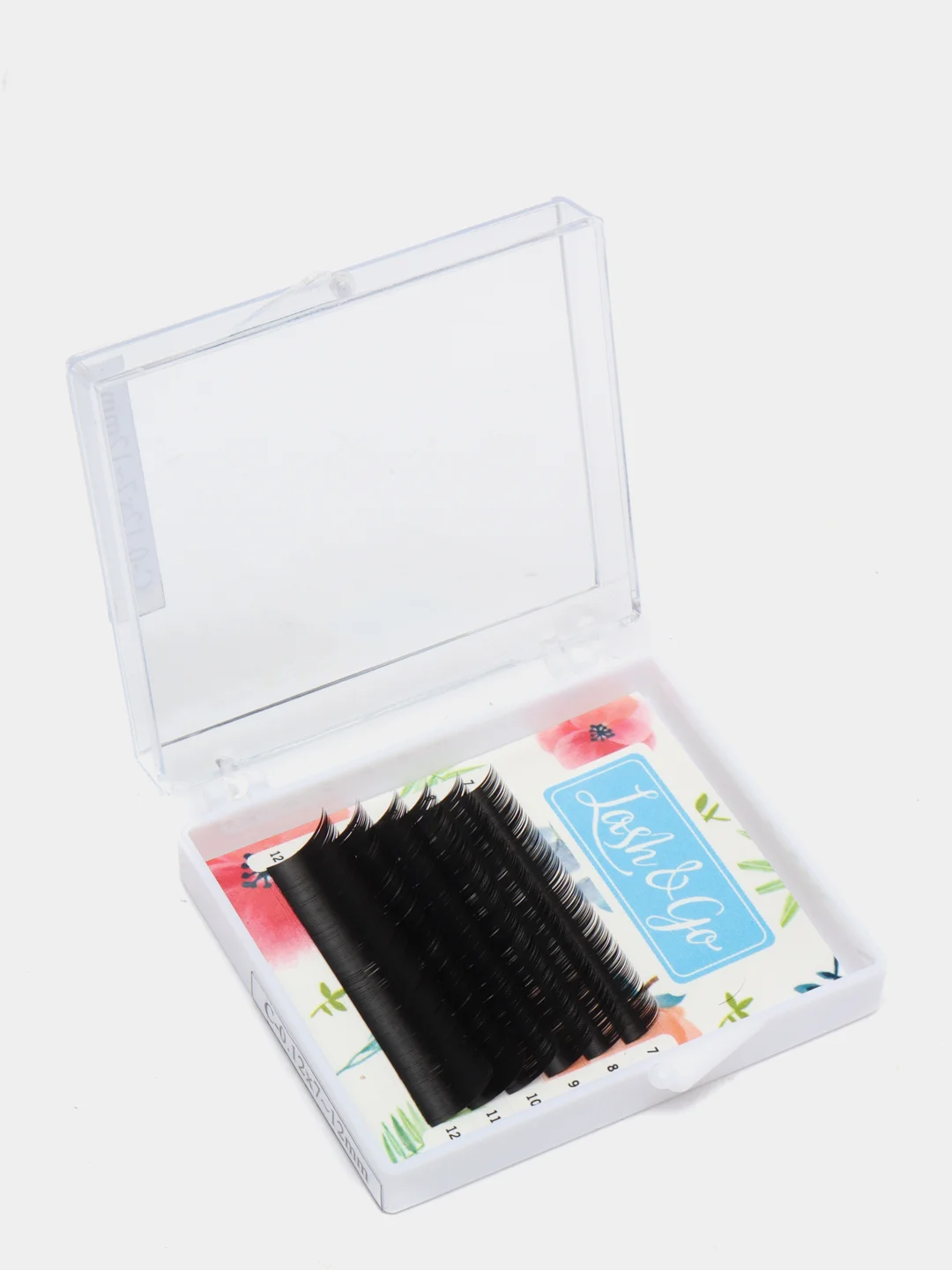 Ресницы черные Мини Микс 6 линий Lash&Go, наращивание ресниц ПРЗ