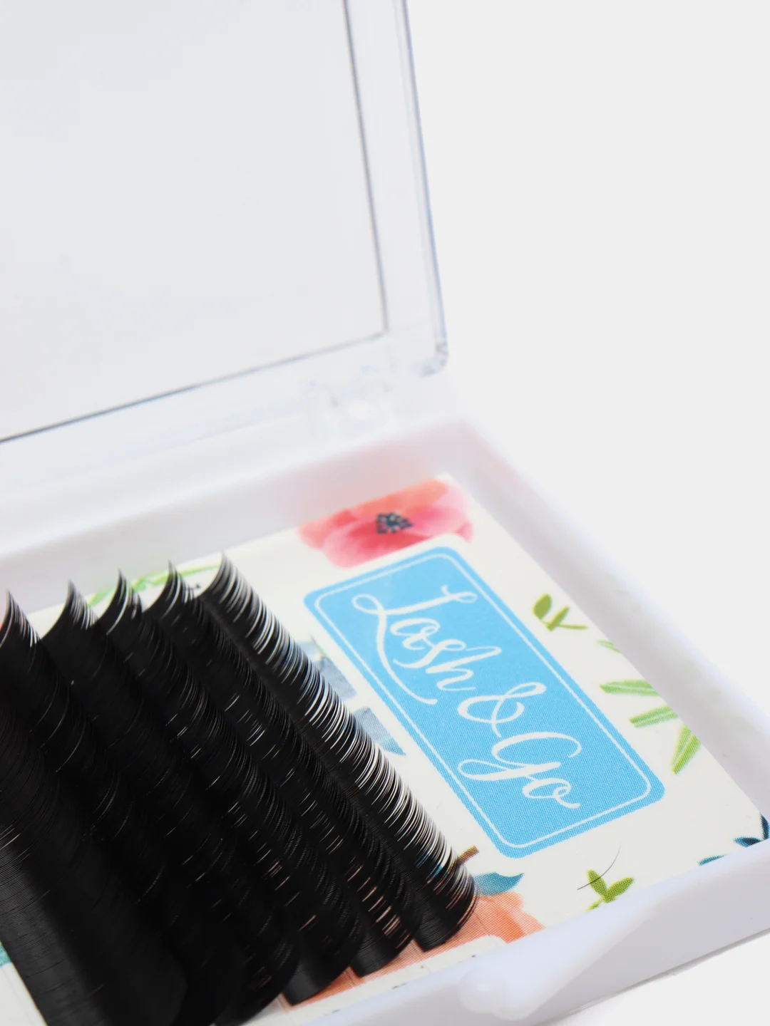 Ресницы черные Мини Микс 6 линий Lash&Go, наращивание ресниц ПРЗ