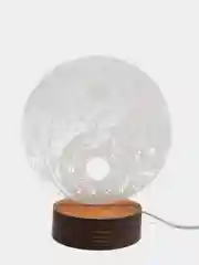 Серый меланж светильник ночник светодиодный LED