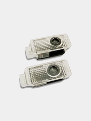 Штатная подсветка дверей с логотипом Porsche Cayenne (03-09)  № PMC-C2