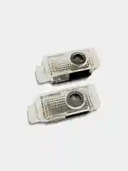 Штатная подсветка дверей с логотипом Porsche Cayenne (03-09)  № PMC-C2
