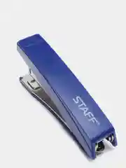 Степлер №10 STAFF Basic, до 10 листов, с антистеплером, синий, 227405