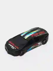 Черный индукционная USB зажигалка в виде гоночной машины