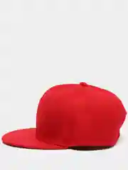 Голубой бейсболка молодежная Snapback, прямой широкий козырек