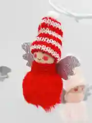 Белый новогодняя игрушка подвеска "Ангел маленький"