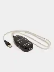 Черный адаптер для электрогитары с USB интерфейсом