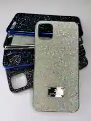 Чехол-накладка со стразами и кристаллами iPhone 11 Pro Max, 7+