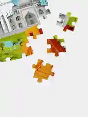 Познавательный игровой набор "Новые чудеса света": книга, наклейки и пазл