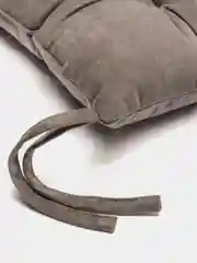 Серый подушка на стул Матех Velours, 42 х 41 см