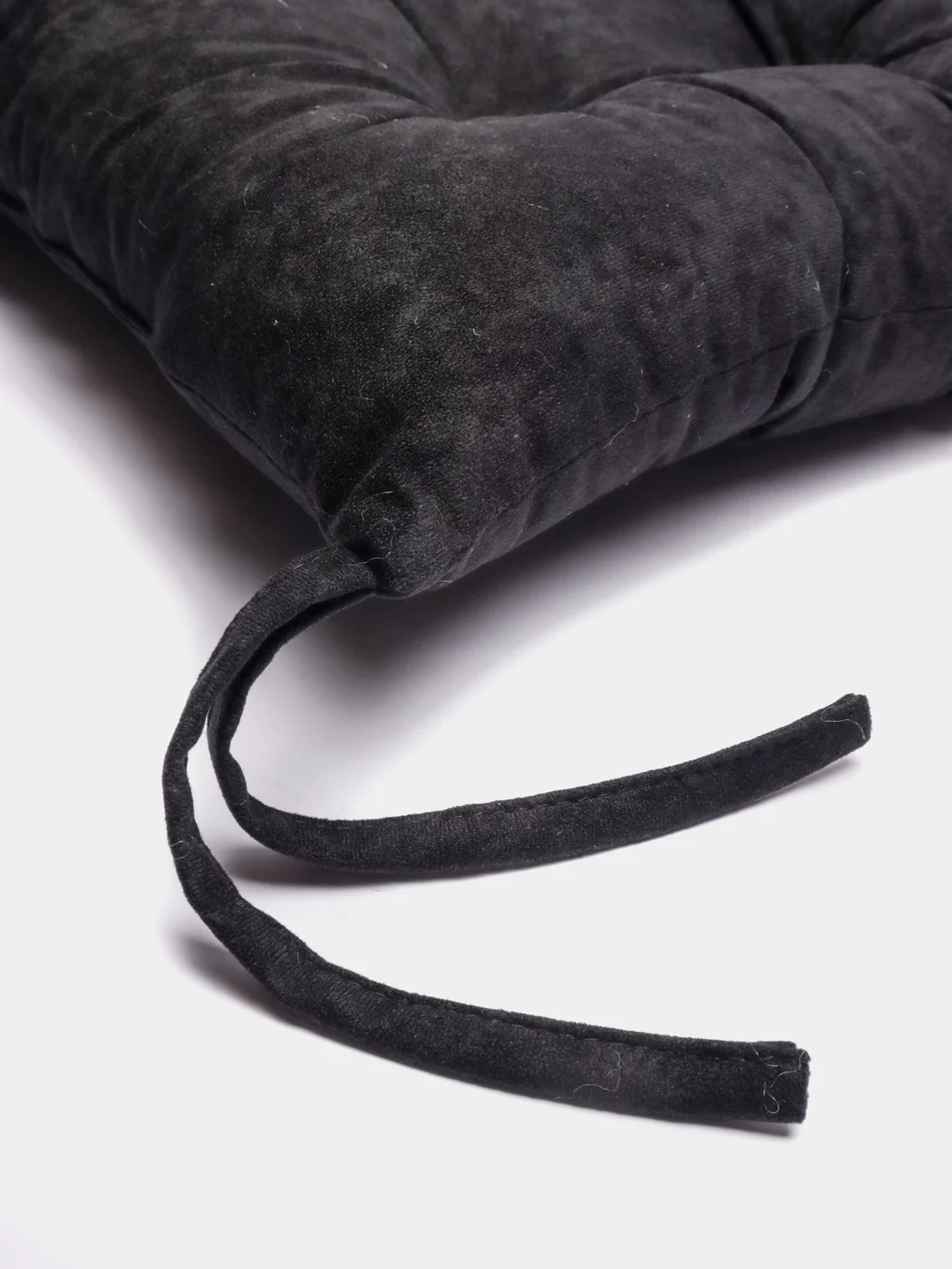 Черный подушка на стул Матех Velours, 42 х 41 см