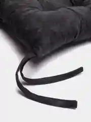 Черный подушка на стул Матех Velours, 42 х 41 см