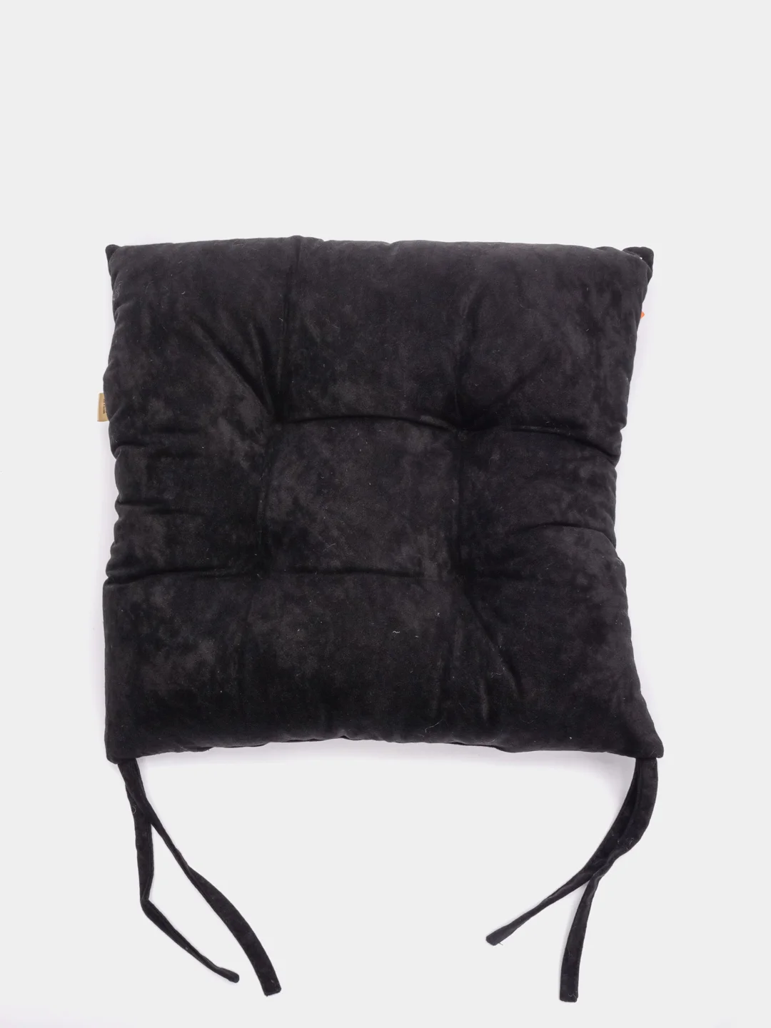 Черный подушка на стул Матех Velours, 42 х 41 см