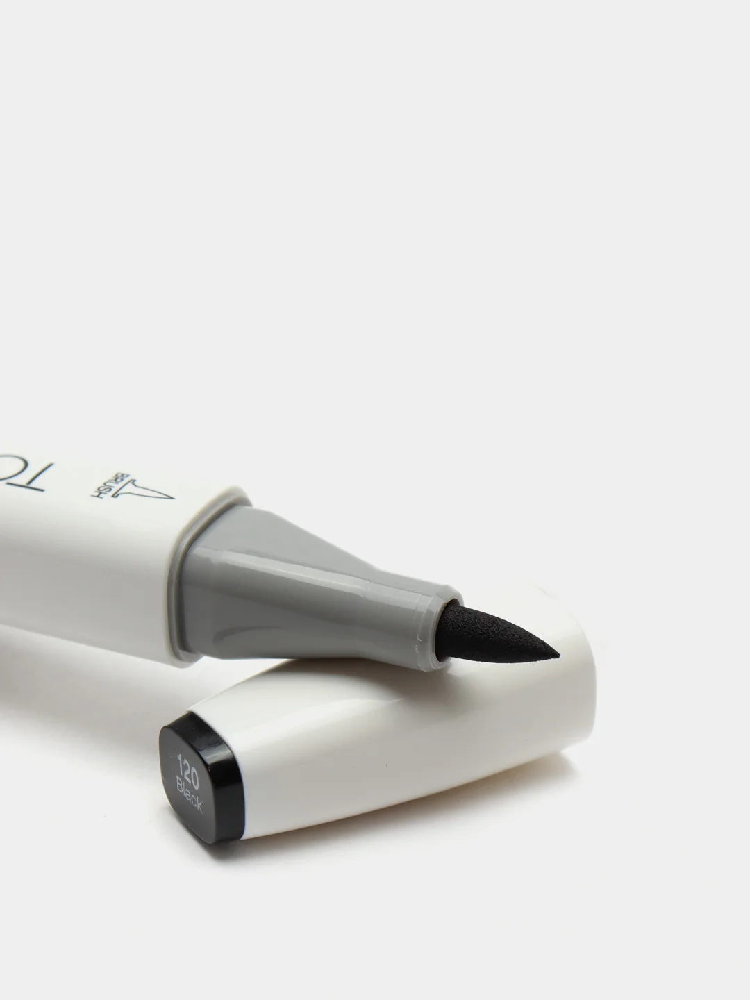 Маркер для скетчей TOUCH BRUSH двухсторонний цв.120 черный