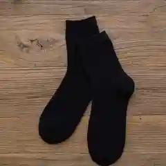 Черный носки мужские махровые из хлопка