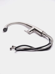 Смеситель для кухни ПСМ-ПРОФСАН PSM-301-9 STEEL с выдвижной лейкой тип