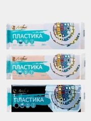 Полимерная глина Artifаct, брус 250 гр, белый, черный, телесный, нейтральный цвет
