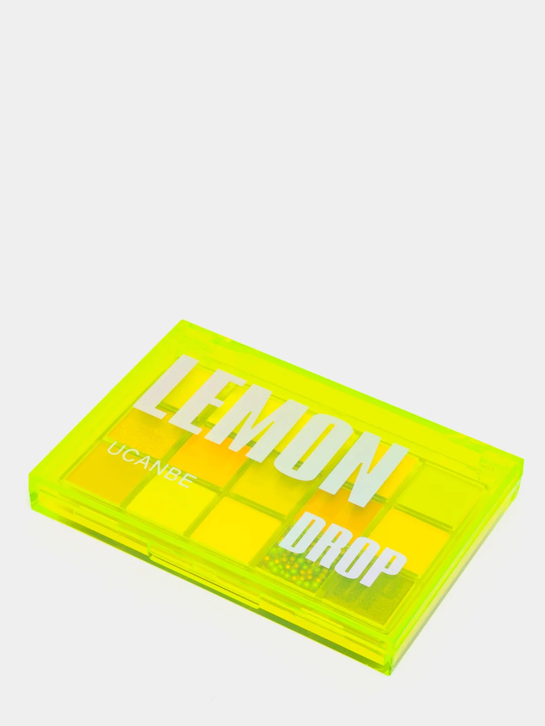 Тени для век, разноцветная палетка, 15 цв.. - UCANBE (Lemon Drop)