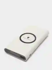 Белый беспроводной Power Bank  10000 мАч