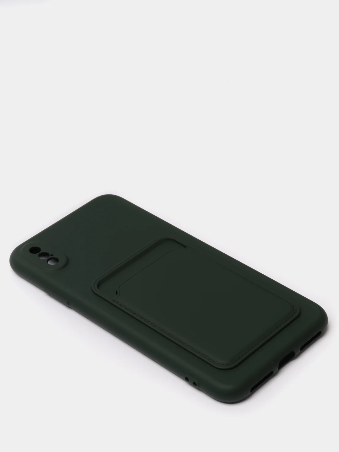 Зеленый чехлы Iphone c кармашком для карт