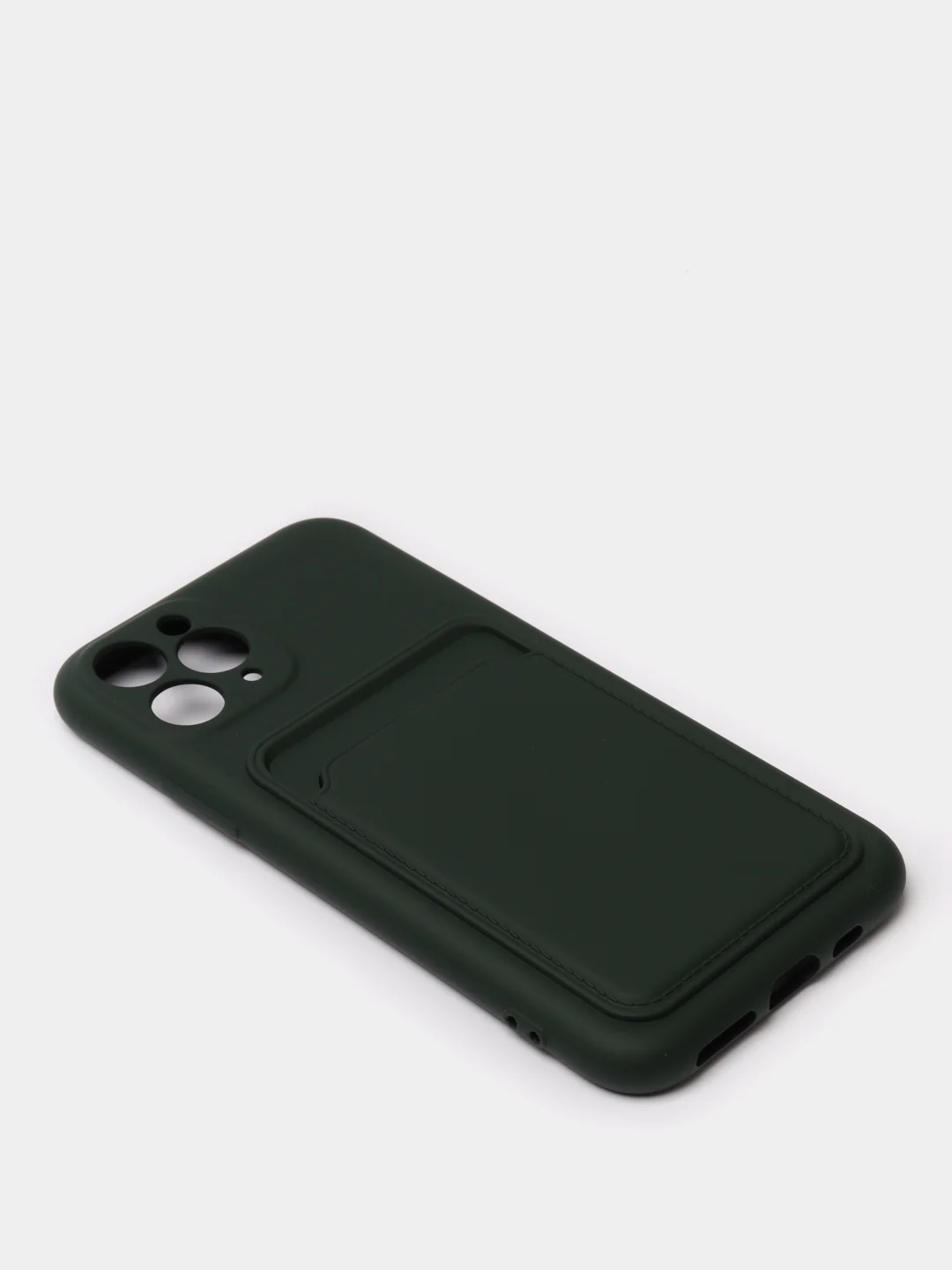 Зеленый чехлы Iphone c кармашком для карт